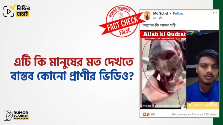 ‘Raised by Wolves’ সিরিজের জন্য তৈরি থ্রিডি মডেলকে বাস্তব প্রাণী দাবিতে প্রচার