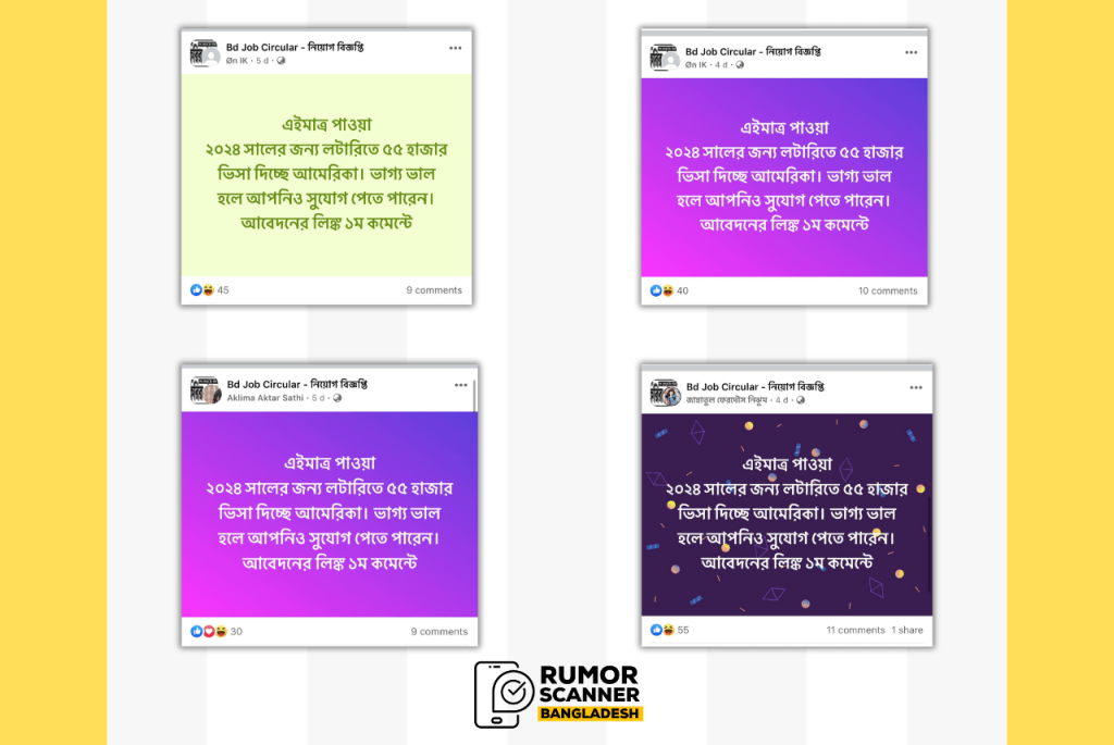 ডিভি লটারির